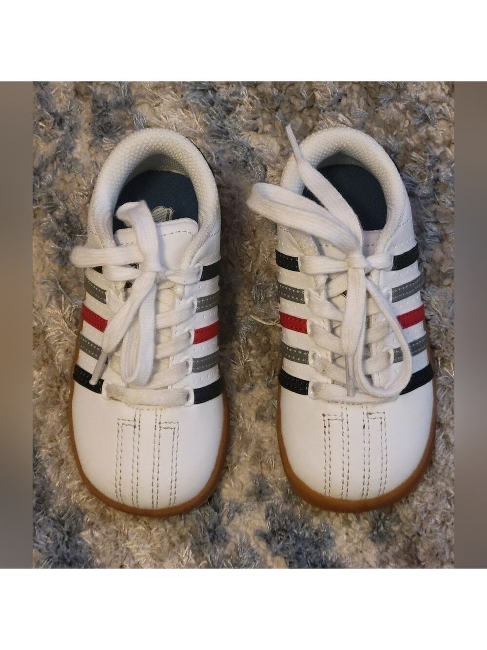 K-Swiss Toddler Sneakers White Sz 8 Excellent Condition